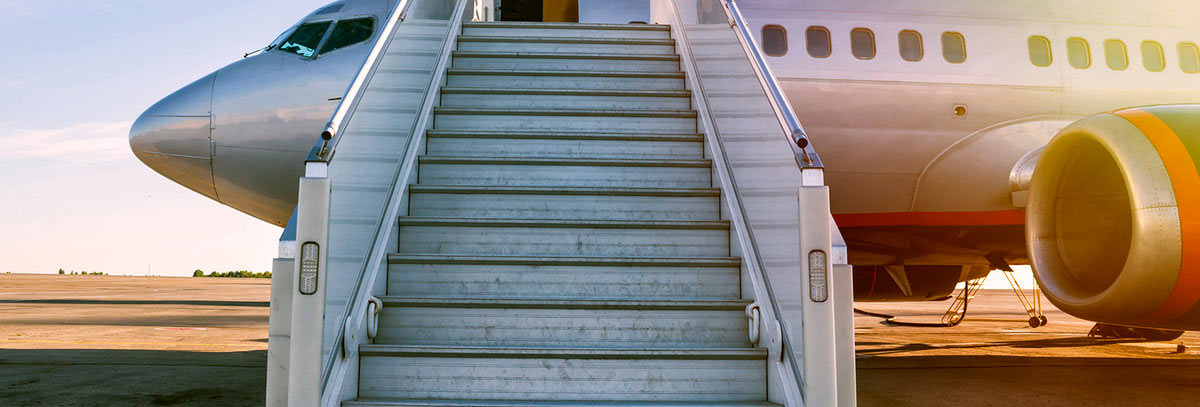 Escalator avion