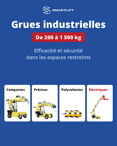 Mini-grues industrielles Smartlift