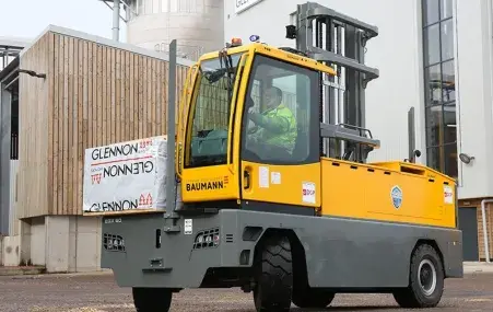  Baumann EGX series electric side loader trucks