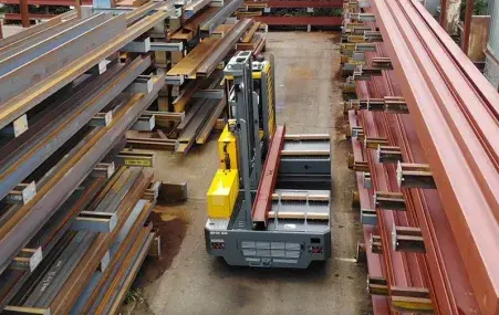  Baumann EHX series electric side loader trucks