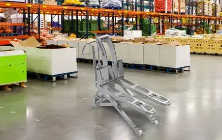 Transpalette inox haute levée EXT10