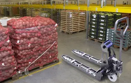 Transpalette manuel peseur inox MPT10S