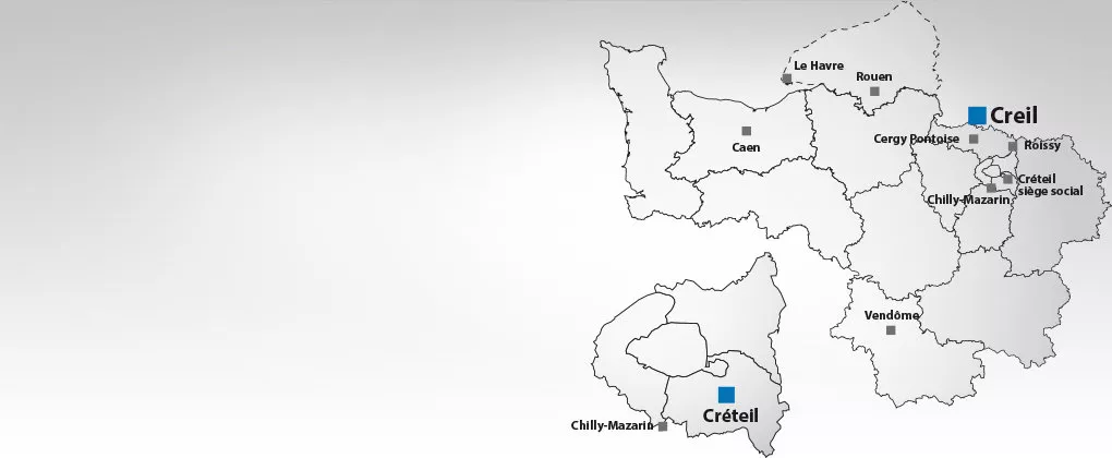 Carte Agence Aprolis Creil