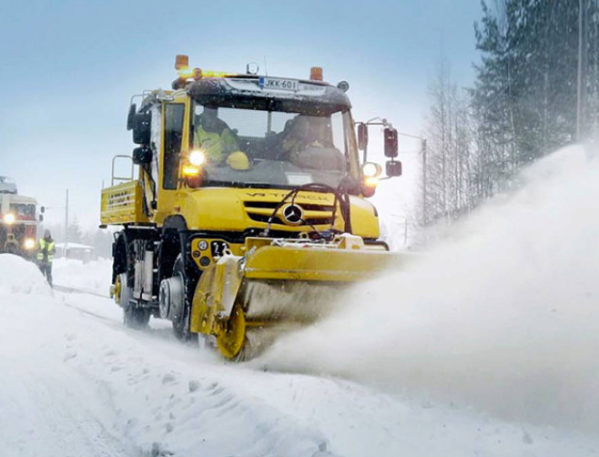 Opérations de déneigement